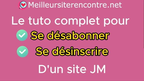 comment se désabonner et se désinscrire d'un site JM