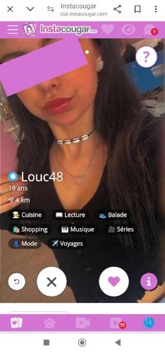 Instacougar avis mobile