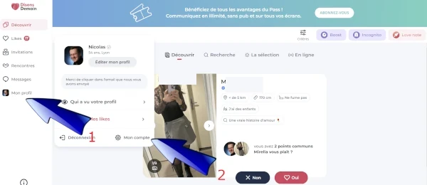 accéder a mon compte Disons Demain correctement