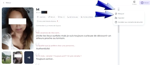 Bloquer un profil Disons Demain