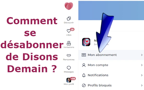 comment se désabonner de Disons Demain