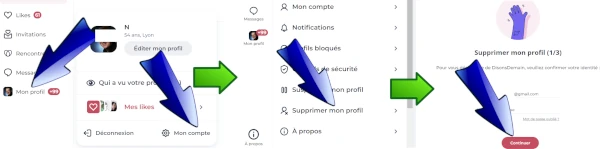 désinscription à Disons Demain sur ordinateur