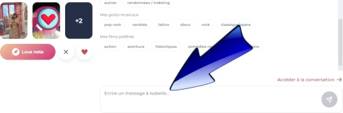 envoyer un premier message sur Disons Demain